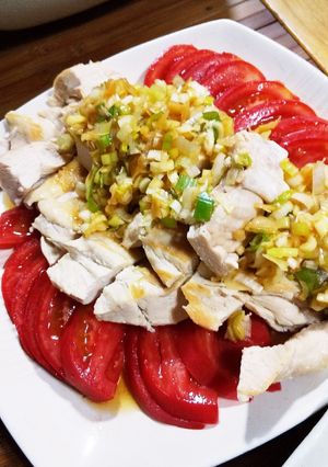 鶏胸肉のネギソース-レシピのメイン写真