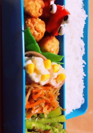 20200706中学2年男子お弁当-レシピのメイン写真