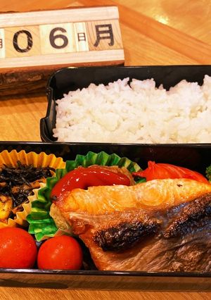 中学1年生男子お弁当 2020.7/6-レシピのメイン写真