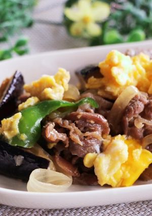 ♡夏野菜と牛肉のスタミナ炒め♡-レシピのメイン写真
