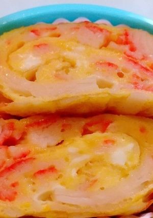 お弁当にカニかまの卵焼き♥️-レシピのメイン写真