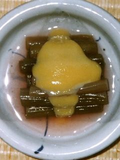 赤ずいきの酢味噌和え-レシピのメイン写真