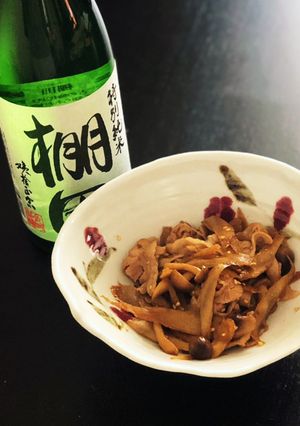 【簡単】豚肉と牛蒡のこってり炒め-レシピのメイン写真
