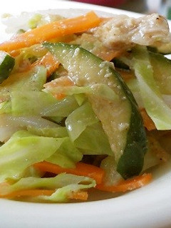 南房総市給食◆きゅうりのごまサラダ-レシピのメイン写真