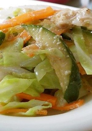 南房総市給食◆きゅうりのごまサラダ-レシピのメイン写真