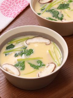 レンジでつるんと茶碗蒸し-レシピのメイン写真