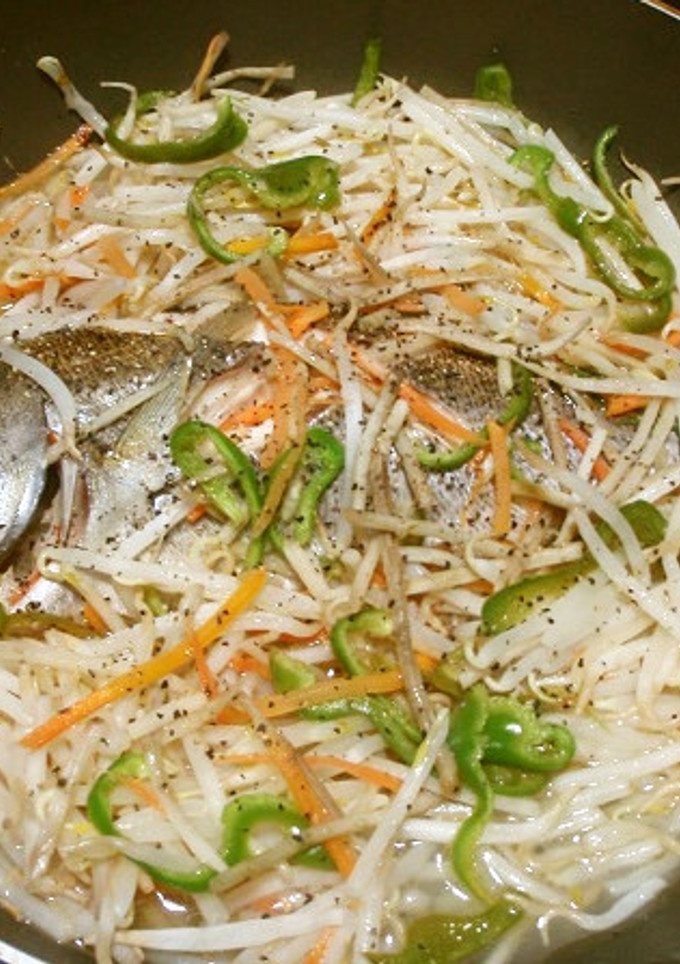 イサギの蒸し焼き野菜あんかけ-レシピのメイン写真