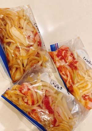 生姜焼き(下味冷凍保存で作り置き)-レシピのメイン写真