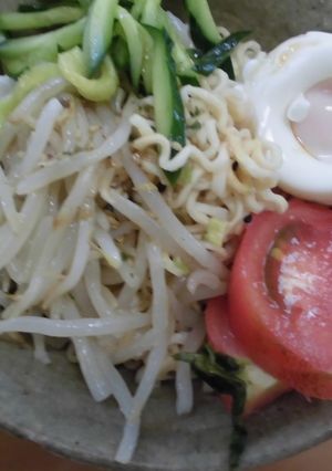 サッポロ一番でミルク冷やしラーメン-レシピのメイン写真