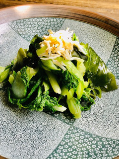 小松菜とワカメの酢味噌和え-レシピのメイン写真