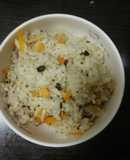 牛蒡茶で作るツナの炊き込みご飯