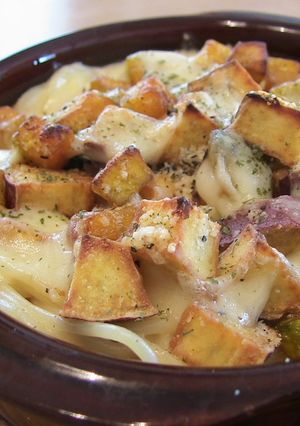 おさつカボチャのコロコロパスタグラタン-レシピのメイン写真