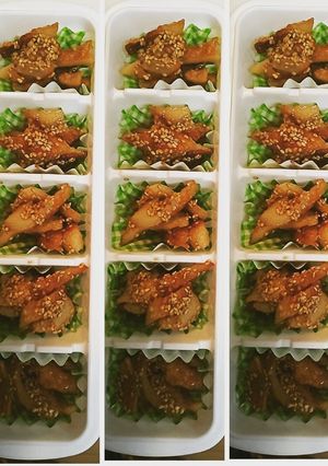 作り置き。ちくわのごま油ピリ辛炒め。-レシピのメイン写真
