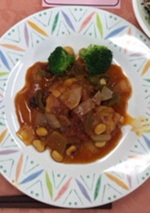野菜たっぷりロールポークのトマトソース煮-レシピのメイン写真