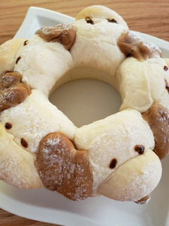 もちもちスヌーピー(?)のちぎりパン-レシピのメイン写真