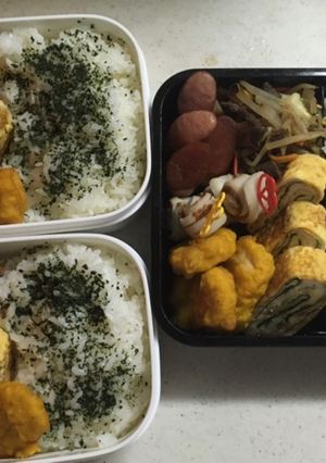 高校生お弁当（2020.7.6）-レシピのメイン写真