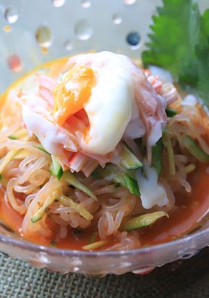 簡単ヘルシー☆しらたきde本格ビビン麺-レシピのメイン写真