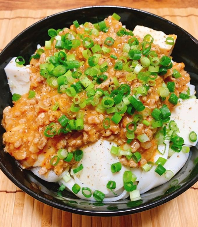 冷やし麻婆豆腐うどん by 藤井21 【クックパッド】 簡単おいしい