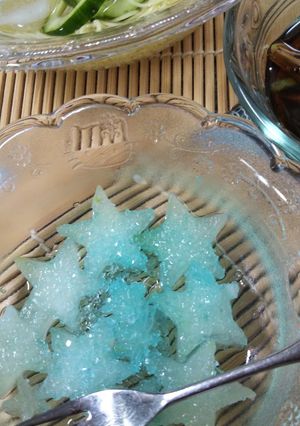 冬瓜で作ったｶﾘｶﾘ星のデザート-レシピのメイン写真