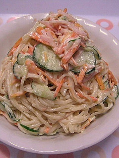 そうめんサラダ-レシピのメイン写真
