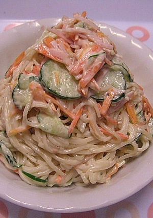 そうめんサラダ-レシピのメイン写真