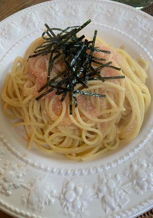 10分で　美味しい♡明太子スパゲティ-レシピのメイン写真