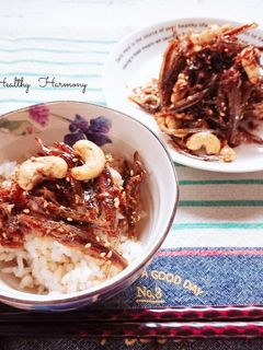 カシューナッツ入り煮干しの簡単佃煮-レシピのメイン写真