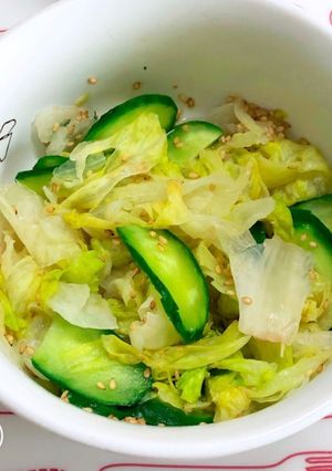 レタスとキュウリの酢の物-レシピのメイン写真