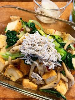 厚揚げと青梗菜のみぞれがけ-レシピのメイン写真