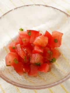 【野菜】トマトのマリネ-レシピのメイン写真