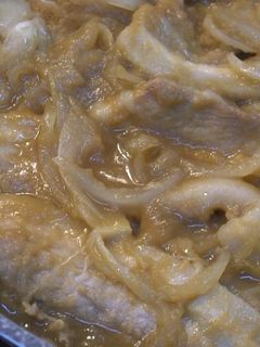 りんごを使った豚肉の生姜焼き丼ぶり-レシピのメイン写真