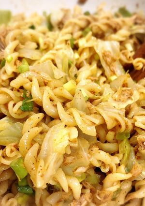 ウチのアレ♡マヨ無！カレーマカロニサラダ-レシピのメイン写真