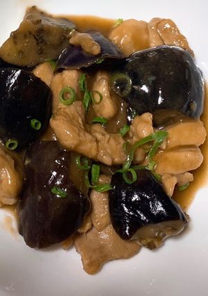 鶏肉とナスのさっぱり煮-レシピのメイン写真