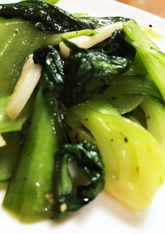 めちゃうまっ！簡単炒め青梗菜-レシピのメイン写真