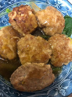ラクックで中華風ハンバーグ-レシピのメイン写真