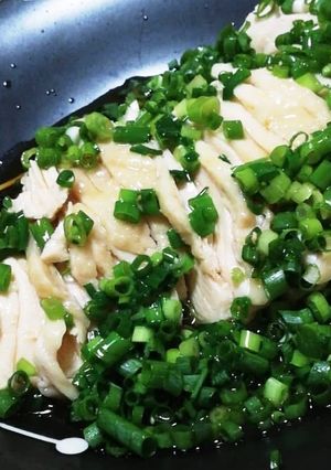 鳥むね肉のさっぱりネギソース-レシピのメイン写真