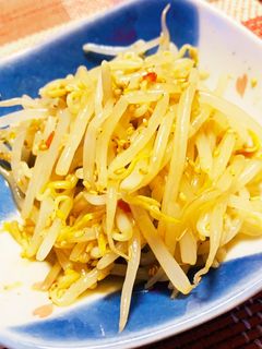 5分で作る!ピリ辛やみつき無限もやし!-レシピのメイン写真