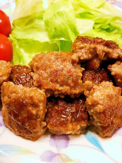 合い挽き肉のサイコロステーキ-レシピのメイン写真
