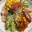 旨辛、簡単、そうめんで ビビン麺