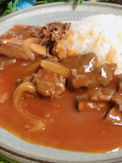 焼肉の残ったお肉deハヤシライス風♡-レシピのメイン写真
