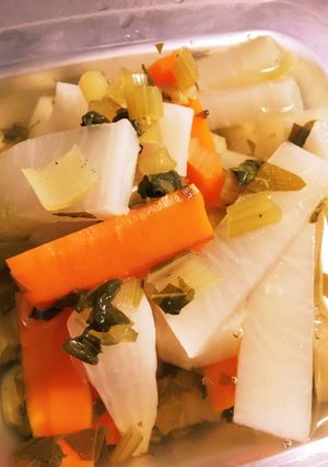 電気圧力鍋　離乳食野菜スティックとスープ-レシピのメイン写真