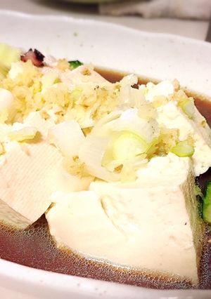 速攻おつまみ！煮汁で湯豆腐-レシピのメイン写真