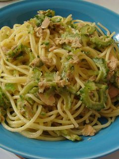 ゴーヤツナパスタ-レシピのメイン写真
