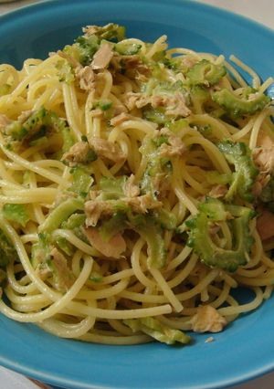 ゴーヤツナパスタ-レシピのメイン写真