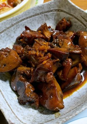 【簡単】鳥肝の甘辛煮-レシピのメイン写真