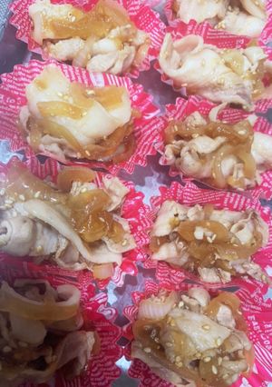 簡単!お弁当作りおき 豚しゃぶで生姜焼き-レシピのメイン写真