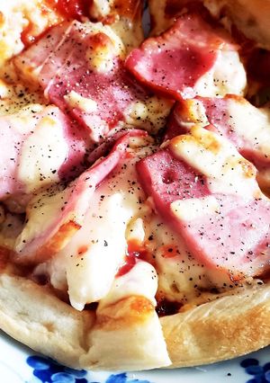 業務用スーパーで出来るベーコンポテトピザ-レシピのメイン写真