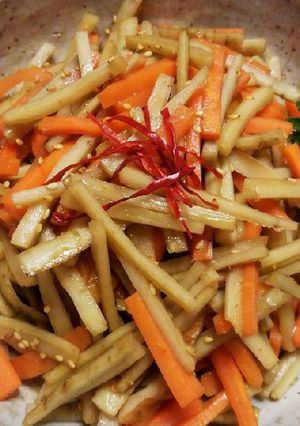 食物繊維を摂ろう✨基本のきんぴらごぼう-レシピのメイン写真