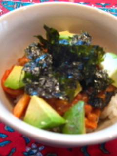納豆キムチアボカド丼-レシピのメイン写真