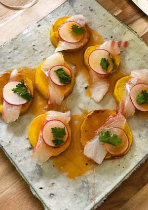 スイカと真鯛のカルパッチョ-レシピのメイン写真